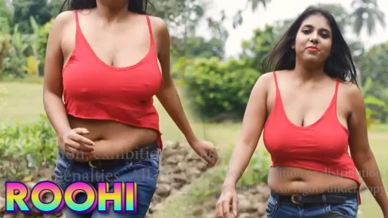 Roohi Boobs Visible Hot Shoot